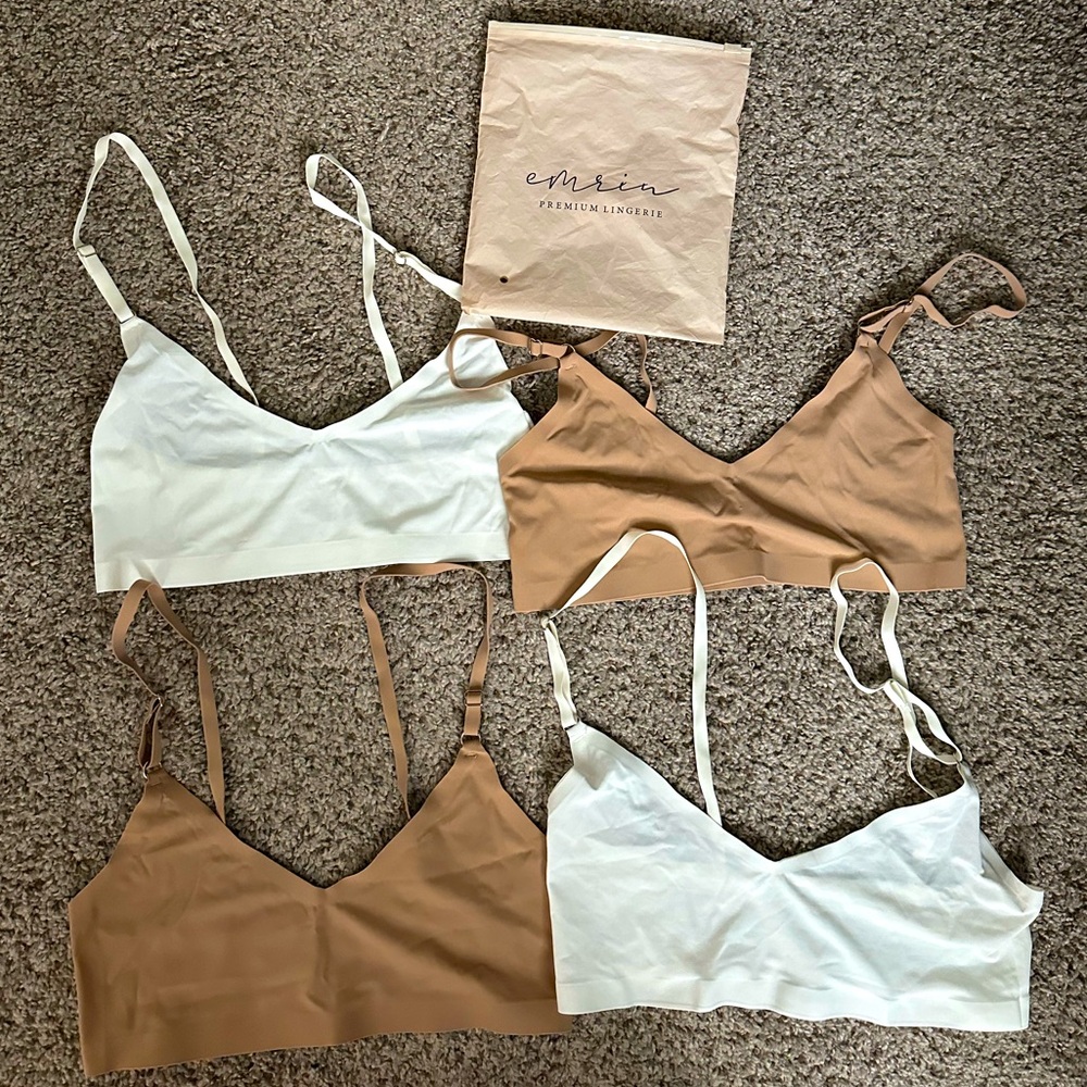 NWOT Emrin Bralette 4-Pack